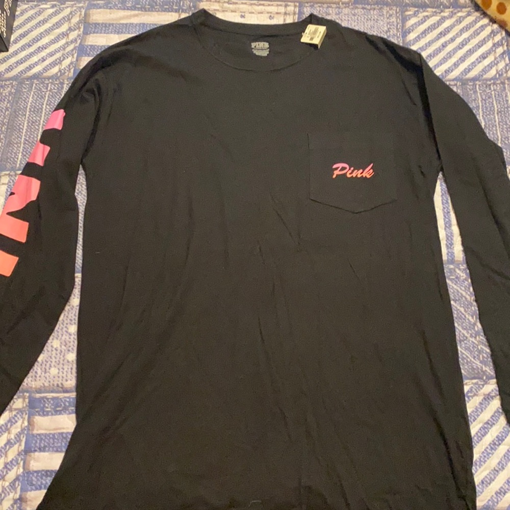 Brand new pink Victoria secret long sleeve shirt